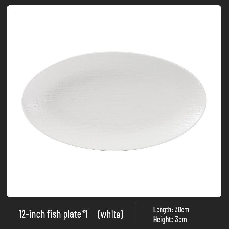 Simple Ceramic Bowl and Plate Set - Jingdezhen 2025 Collection