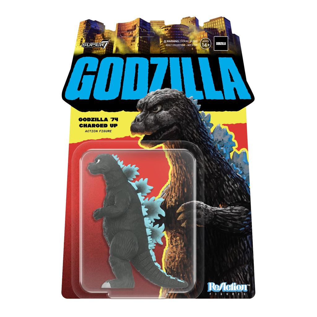 Super7 Toho Godzilla 1974 (Charged Up) - 3.75" Toho Godzilla Action Figure, Classic Movie Collection and Retro Toy