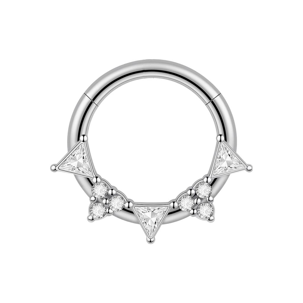 Multifunctional Nose Ring Seamless Design Comfortable Wear Body Piercing Jewelry Stainless Steel Fashion Accessories