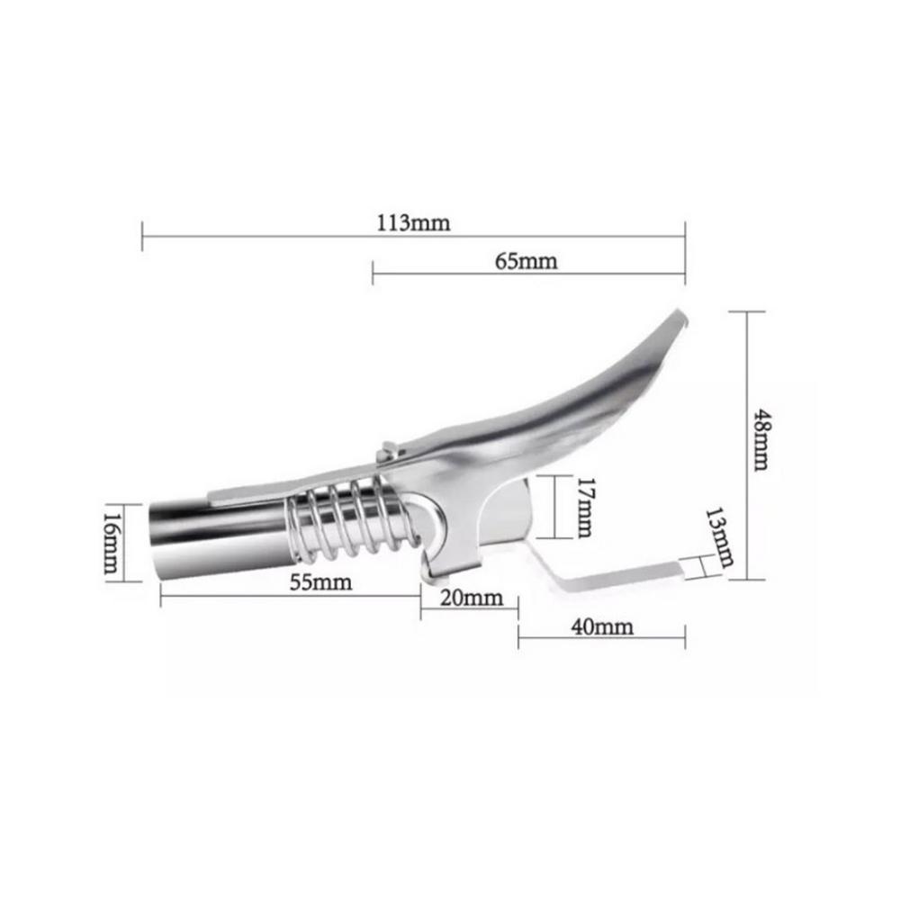 Quick Release Grease Coupler GreaseAdapter 10000 Psi High-pressure Oil Injection Nozzles With 2-Handle GreaseAccessory