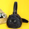 Herbst Winter Plüsch Niedliche Katze Umhängetasche Damen Handgemacht Mini Umhängetasche Vielseitig Kleine Messenger Handtasche