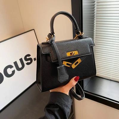 Elegant for Women 2024 New Fashion Minority Design Retro Shoulder Messenger Versatile Handheld Small Square Bag