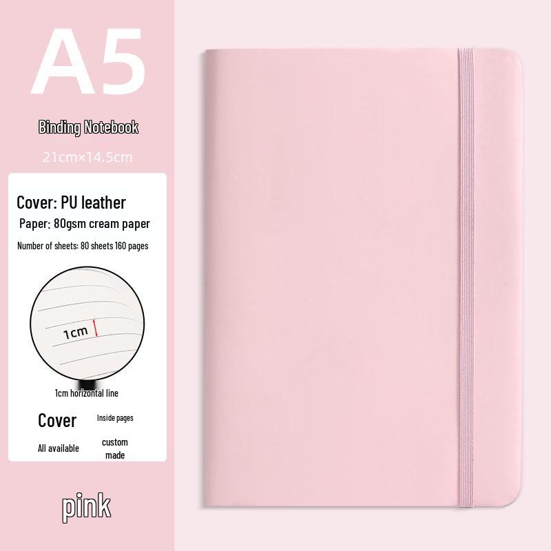 Premium A5 Strappy Notebook for Business Meetings and Notes