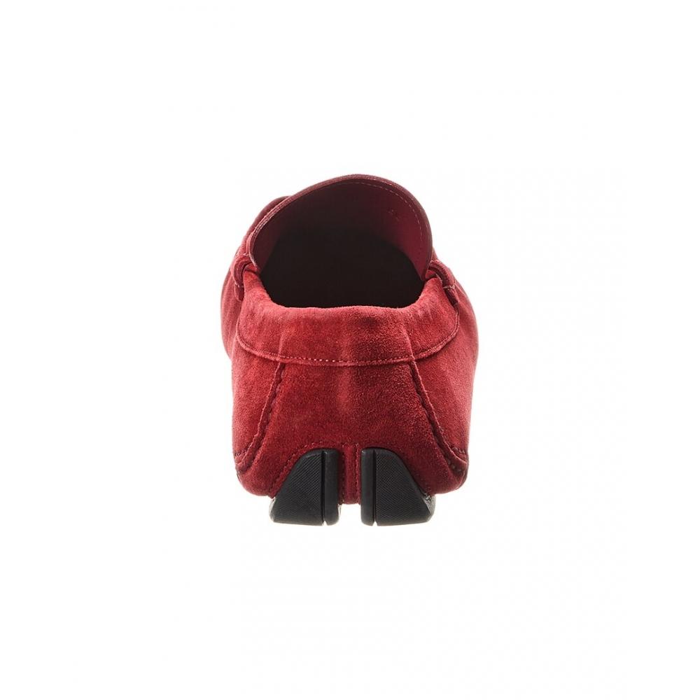 Salvatore Ferragamo Ferragamo Switch Evolo Suede Driver Red