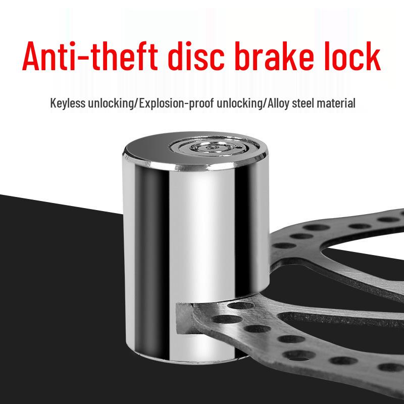 Electric Vehicle & Bicycle Disc Brake Anti-theft Lock for Motorcycles & Mountain Bikes