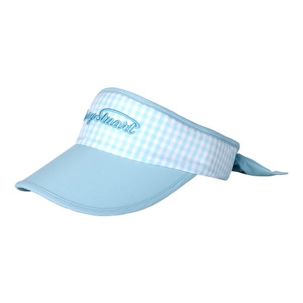HENRY STUART Women'S Color Check Golf Sun Visor Golf Cap Blue