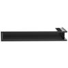 Vent Cover LUFT Corner Left 80x40x12 Black Slim