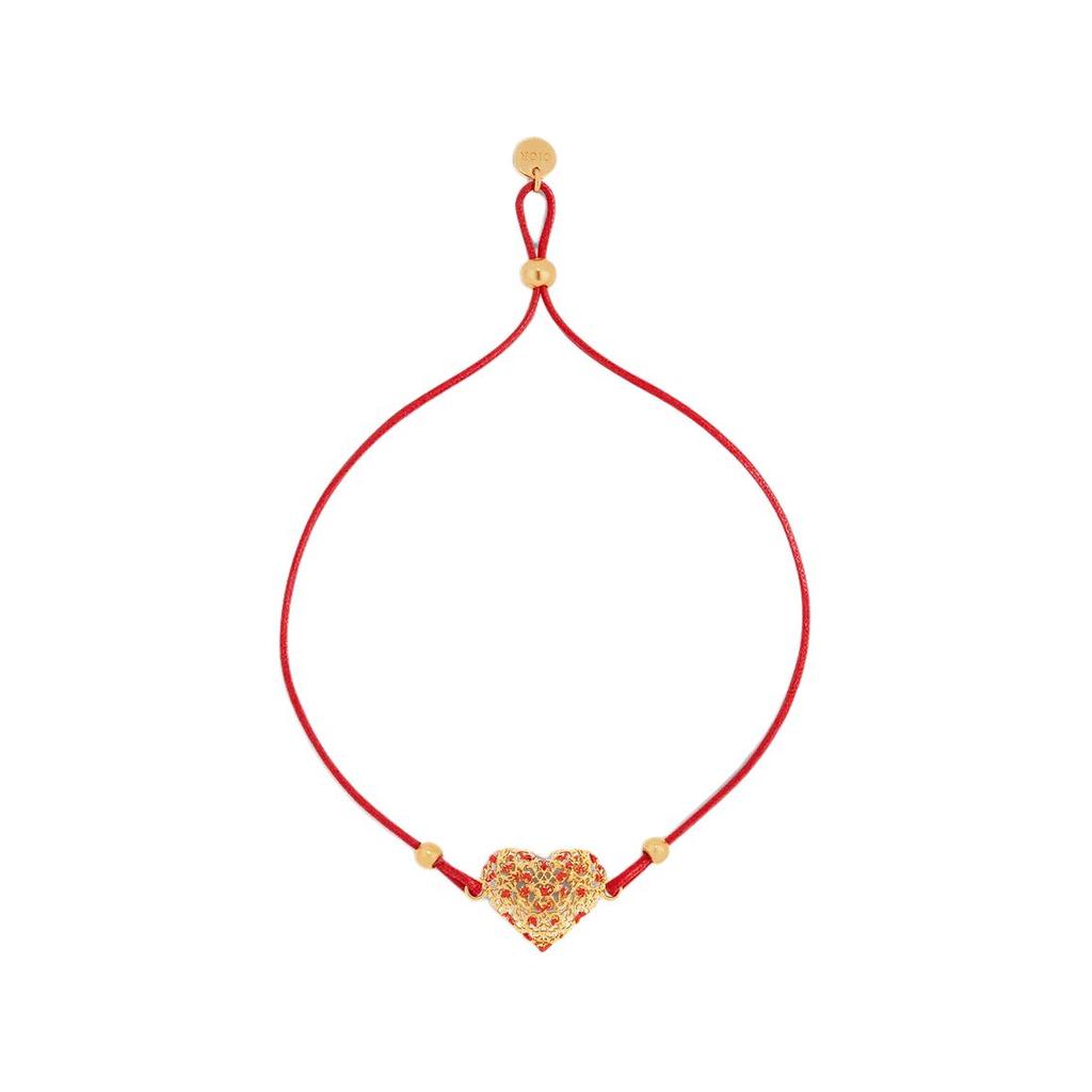 Dior Cotton Bracelets Women's Red B2704WOMCO_D309
