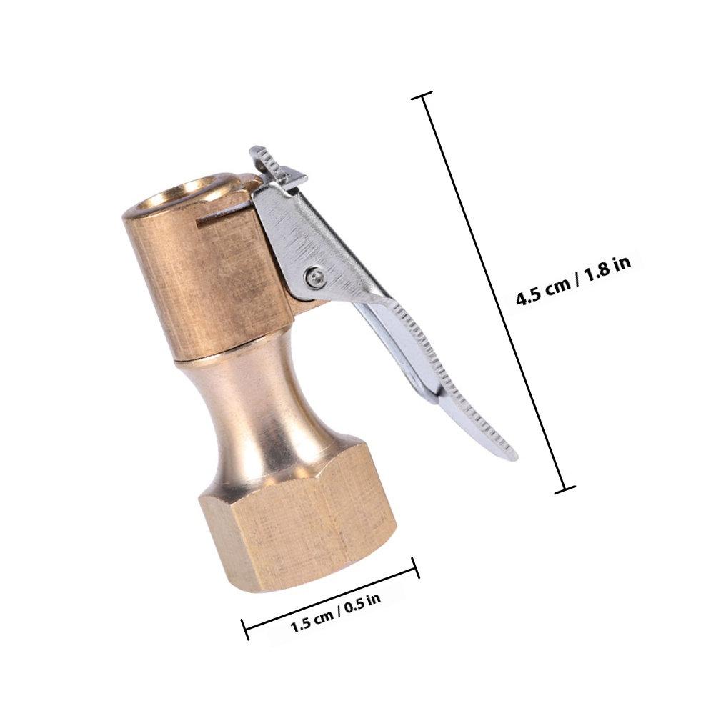 Tire Air Chuck Locking Clip Adapter Inflator Nozzle Sturdy Lightweight Tire Inflator Air Chuck Quick Connect Accessory Tire Chucks 1
