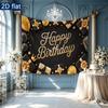 Gold Balloon Party Background 1pc - Studio Photo Prop