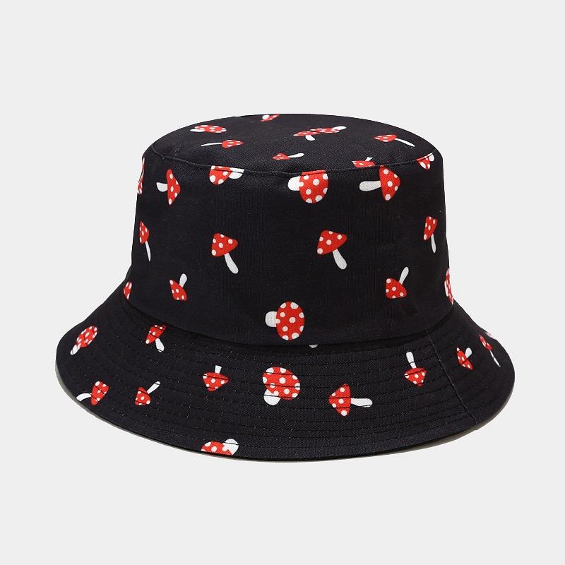 Sombrero de pescador con estampado creativo de vegetales para mujer, sombrero para el sol para exteriores, de verano, versátil