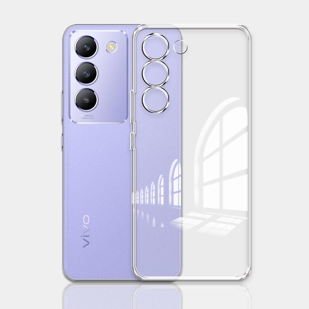 Для Vivo V30 Lite 4G Чехол Прозрачный Мягкий Силиконовый Чехол для Телефона Для Vivo V30 SE /Vivo V40 SE Чехол Ударопрочный Coque или Vivo T3 5G Funda Vivo V40 SE чистый