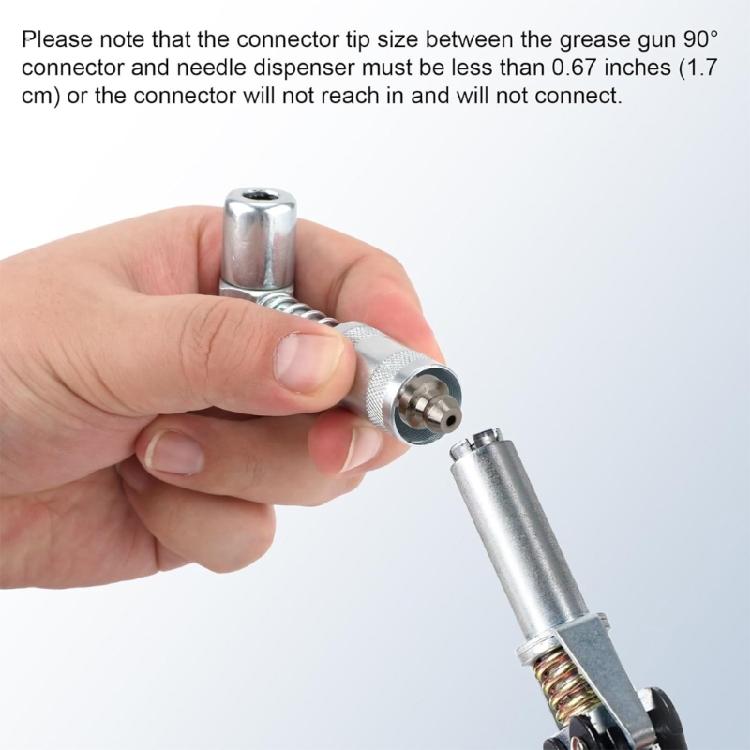 Industrial Grease Needle Nozzle Couplers Set for Hard Reach Areas Efficient Lubrication Mechanical Fittings Repair Shops