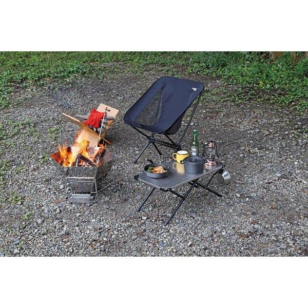 Captain Stag Captain Stag Uc 0555 [2way Stainless Steel Side Table 60 X 30]