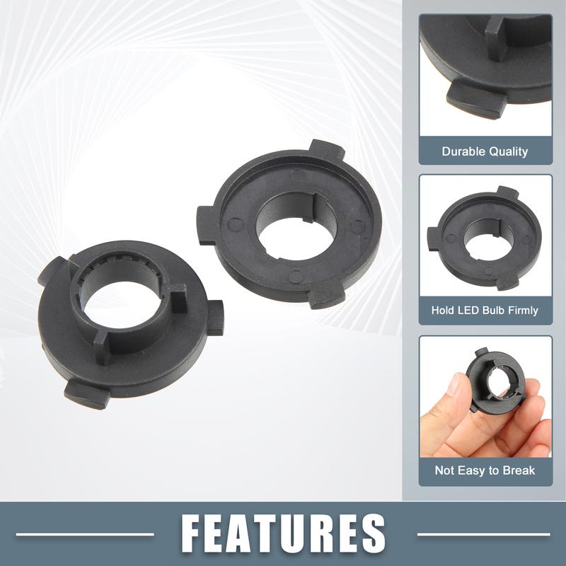 X Autohaux H7 LED Headlight Bulb Holder Adapter Socket Base Holders Clip for Kia K3 K4 K5 Sorento Sportage R Coupe for Hyundai