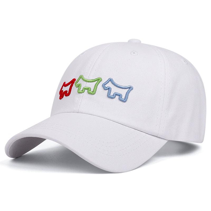 

National Flag Embroidered Baseball Cap European American Popular Rose Peaked Hat High Quality Cloud Hip-hop Snapback Cap 55-61cm