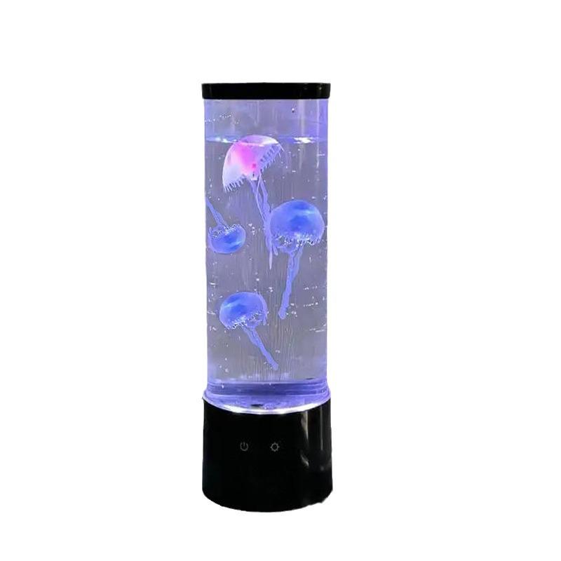 9-Inch LED Jellyfish Lamp - Colorful Home Decor Night Light