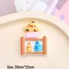 Cute Chicken Cartoon Resin Accessories: Phone Case, Hair Clip, Jewelry DIY Kit