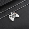Unisex Cross-Border Game Console Controller Necklace Pendant - Stainless Steel Sweater Chain