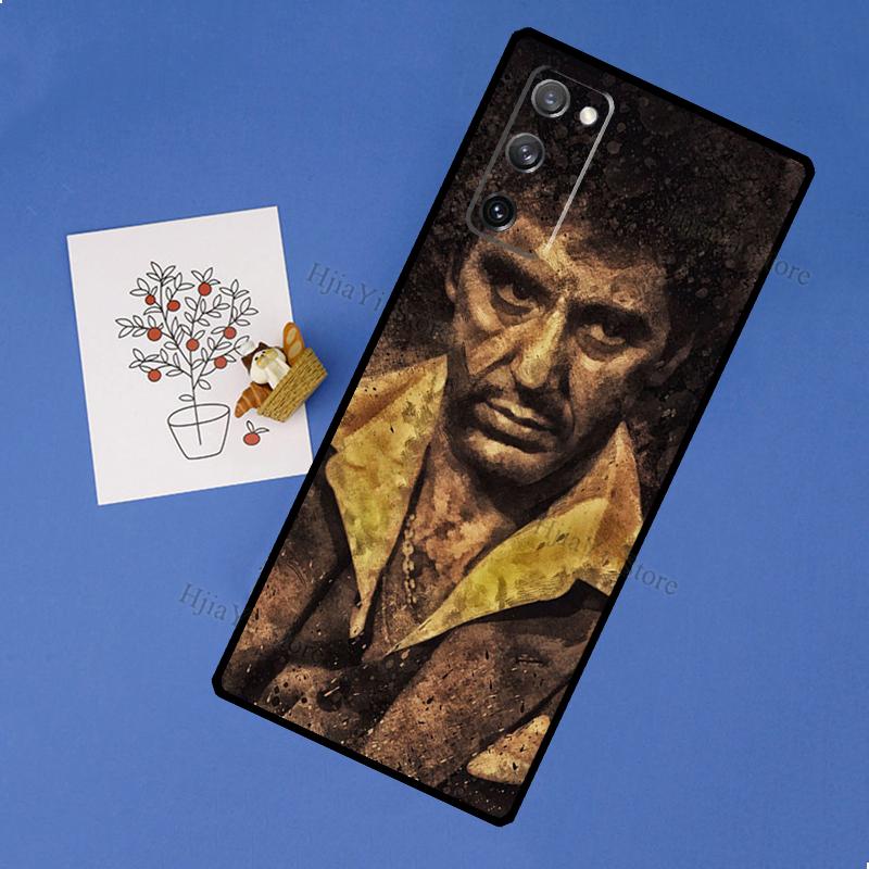 Tony Montana Scarface Al Pacino Case For Samsung Galaxy S23 Ultra S21 S20 FE S8 S9 S10 Note 10 Plus Note 20 S22 Ultra Cover