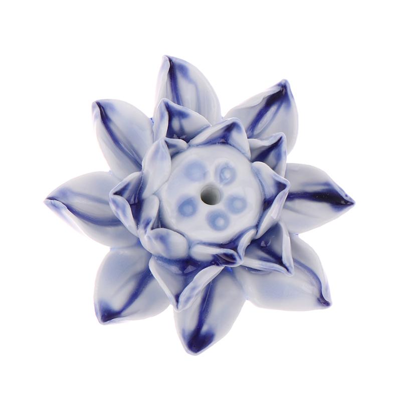 

Керамическая курильница для благовоний Lotus держатель для благовоний Керамика Настурция Сандаловое дерево курильница для украшения дома и офиса