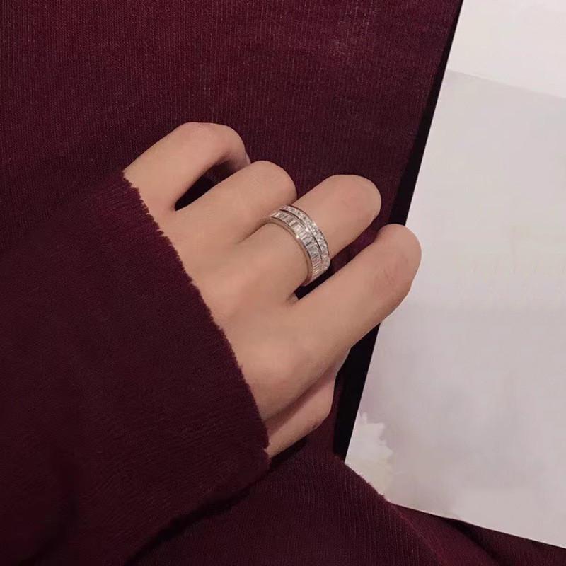 CopperTrend Classic High Quliaty Luxury Rings For Women Zircon Geometry Jewelry Gifts