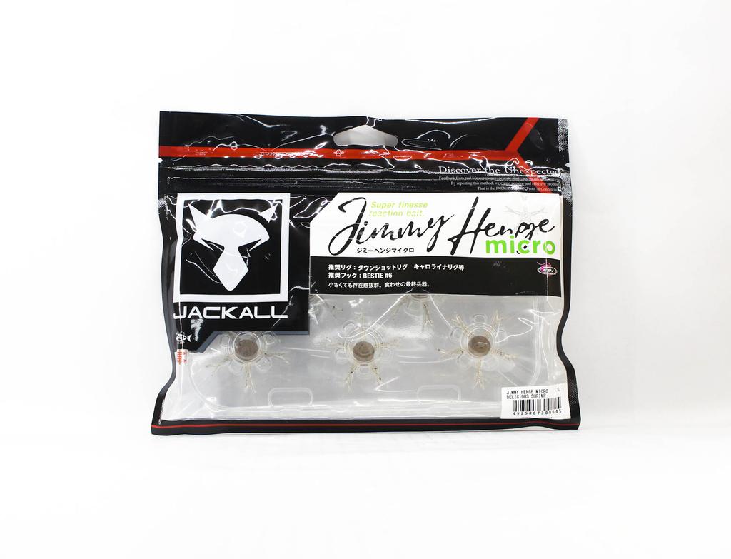 Jackall Soft Lure Jimmy Henge Micro Delicious Shrimp (9645)