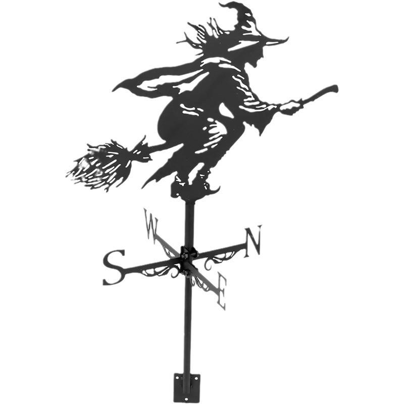Outdoor Garden Iron Art Weather Vane Ornament - Cross-Country Craft