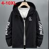 10XL 9XL Duże Rozmiary Kurtki Letnie Męskie Ochrona Przed Słońcem Osłony Przeciw Słońcu Ultralekkie Kurtki z Kapturem Wiatrówki Męskie Duże Rozmiary 8XL Kurtki