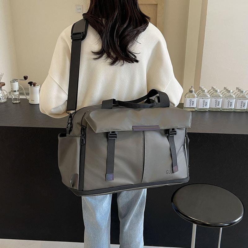 Men and Women's Fashionable Expandable Shoe Bin Handbag Travel Bag Dry Wet Separation Fitness Yoga Bag Can Be Used To Pull Rod