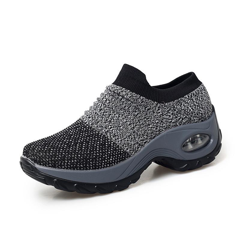 

Spring and autumn outdoor casual women s shoes breathable sports shoes new travel hiking shoes thick-soled heightening air cushion shoes 35