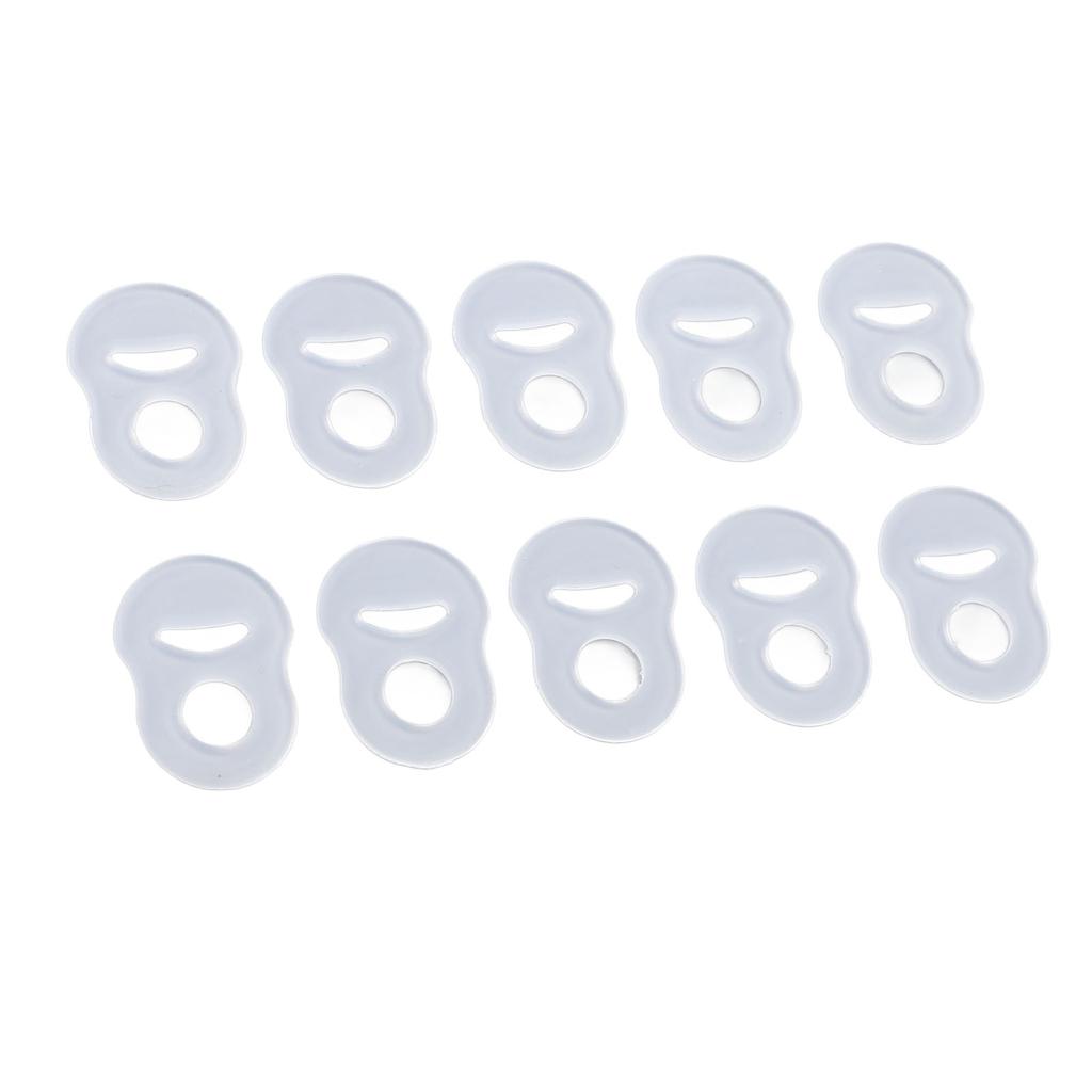 10 Pcs Toenail Corrector  Stretch Resistant Silicone Reusable Ingrown Toe Nail Correct Brace Rin