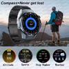 New Outdoors Sports DT5 Smart Watch GPS Positioning Compass 3ATM Waterproof HD AMOLED Screen Bluetooth Call Smartwatch Men