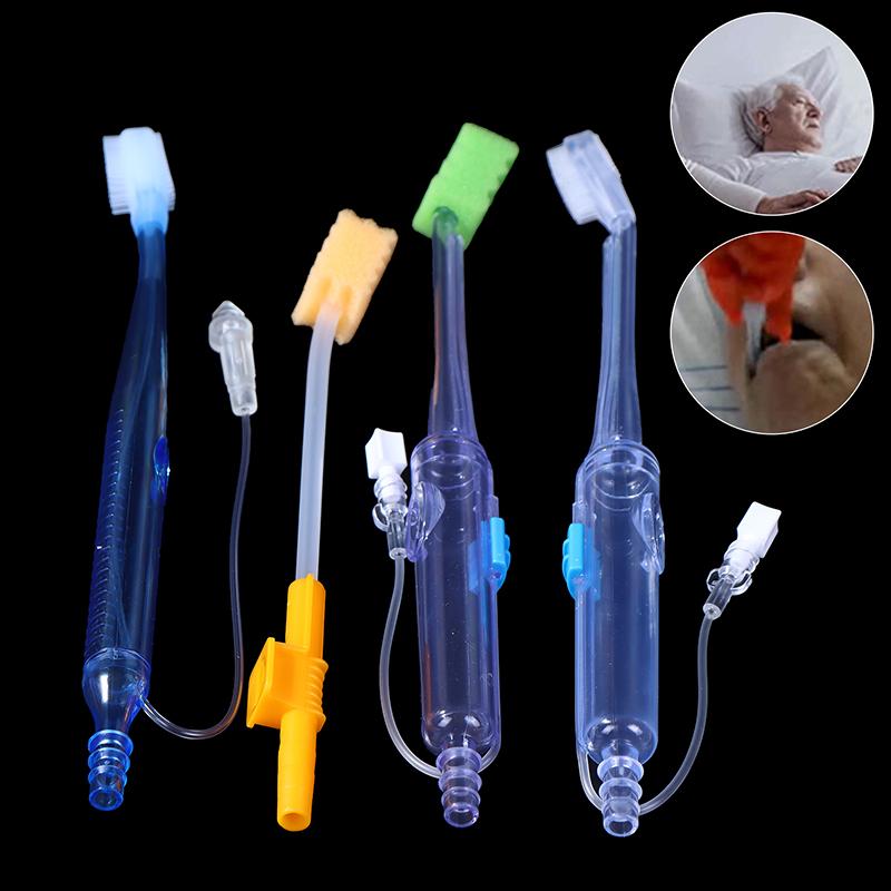 Flush Suction Type Medical Sponge Toothbrush Icu Suction Tube Oral Care Single Use Suction Cleaning Hygiene Bedridden Patient