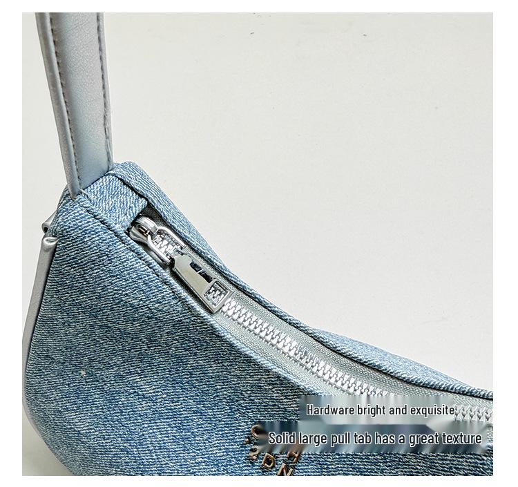 Chic Color Block Underarm Bag: Personalized Single Shoulder & Crossbody Handbag for Casual Wear