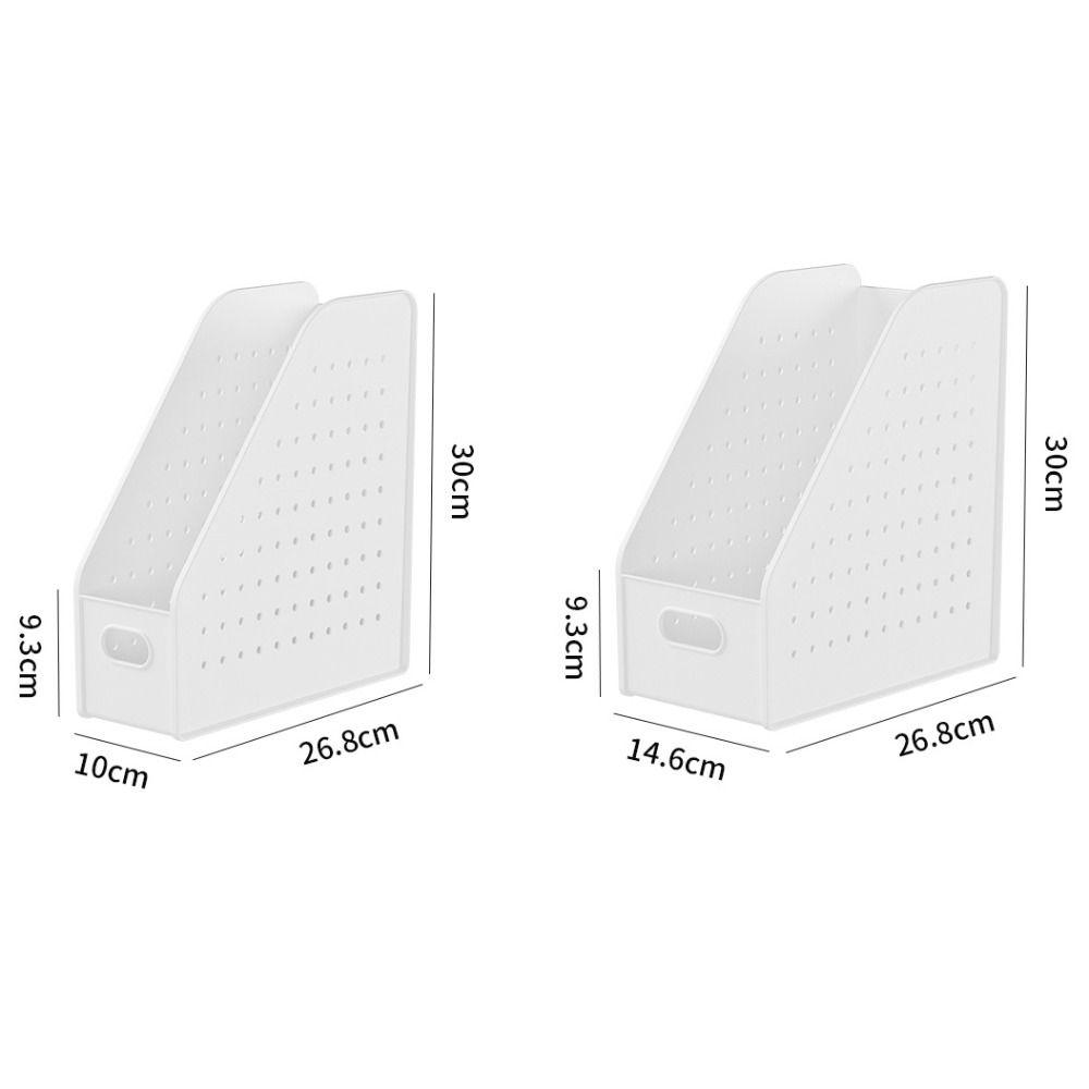 Pegboard Design Desktop File Storage Rack with Pegboard Organizer DIY Perforated Board Storage Box Stable File Organizer Holder