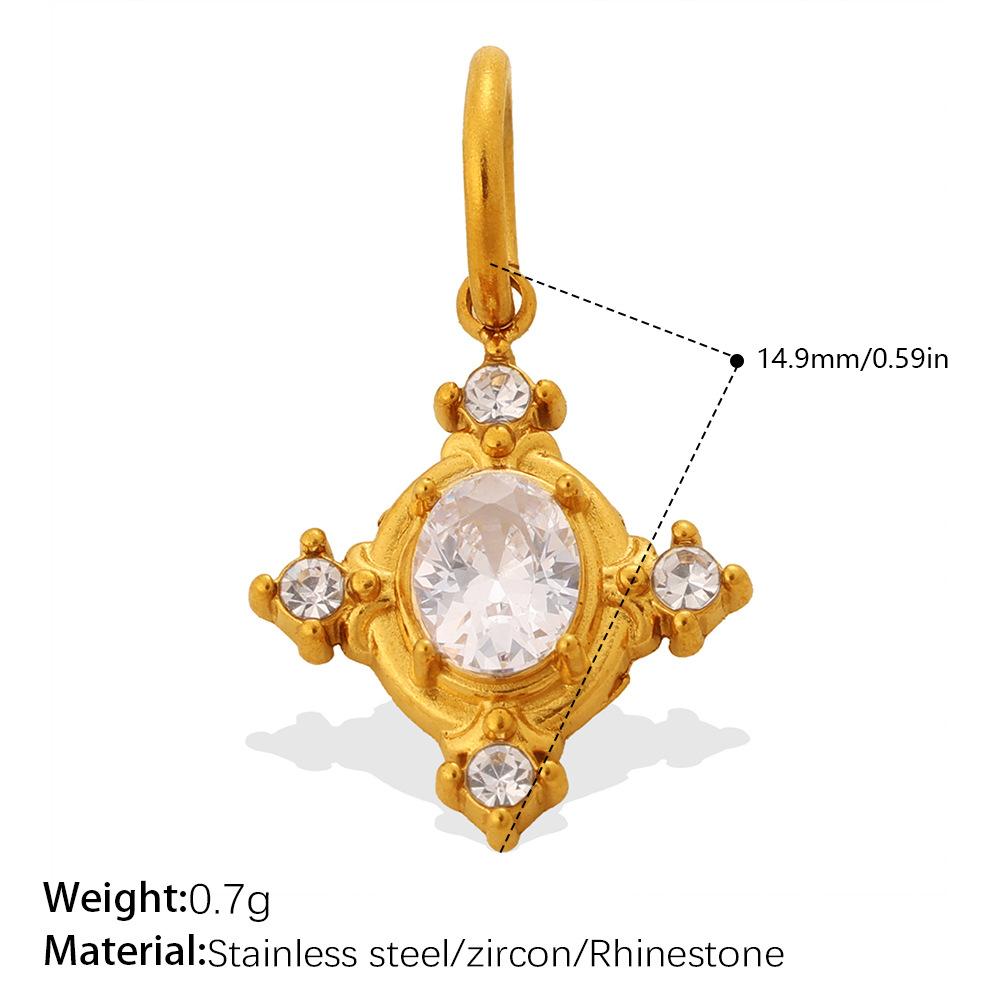 Yori Stainless Steel Sunflower Teardrop Pendant Used Women Making Earrings Necklace Bracelet Jewelry Material Making Accessories
