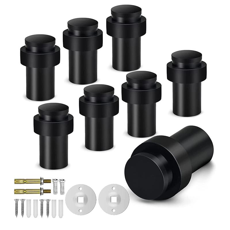 2025+ 8Pcs Door Stoppers-Floor Mounted Door Stop Stainless Steel Floor Door Holder Wall Protector Door Stop for Door Bottom China Mainland