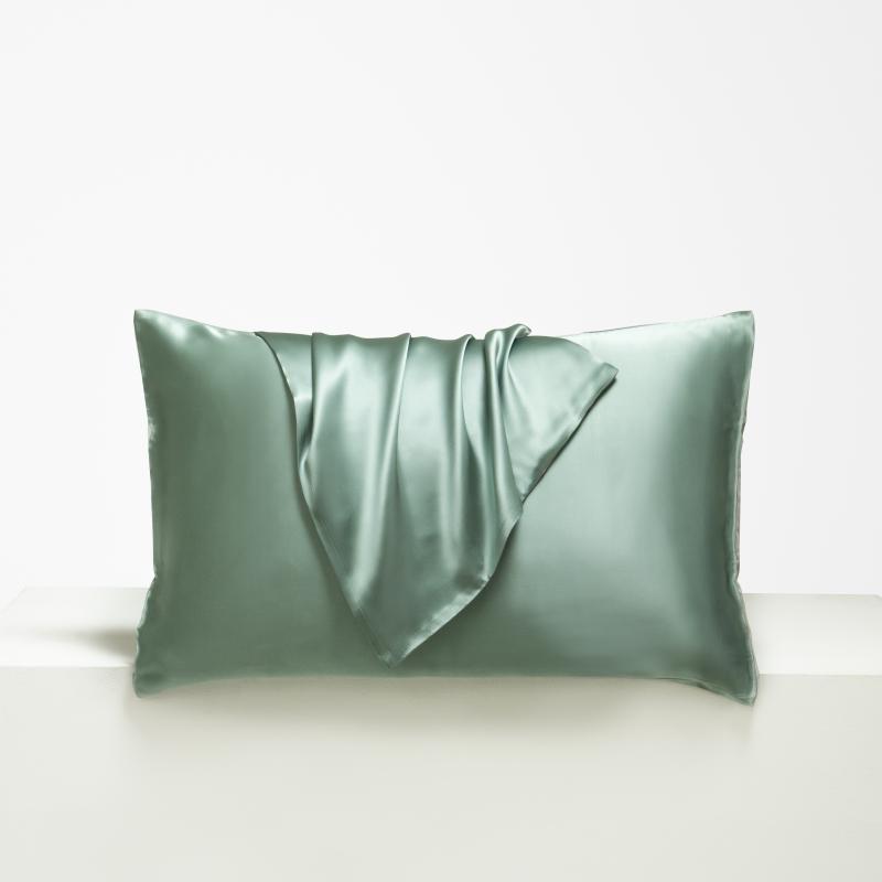 Natural Silk Pillowcase High Quality Solid Color Envelope Pillow Case Comfortable Bedding Sleeping Pillowcover