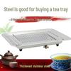 Stainless Steel Gongfu Tea Tray Set with Coaster and Water Storage