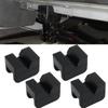 Car Jack Rubber Pad Car Slotted Lift Jack Stand Rubber Pads Universal Repair Tools Frame Protector Adapter Jacking Tools 1/2Pcs