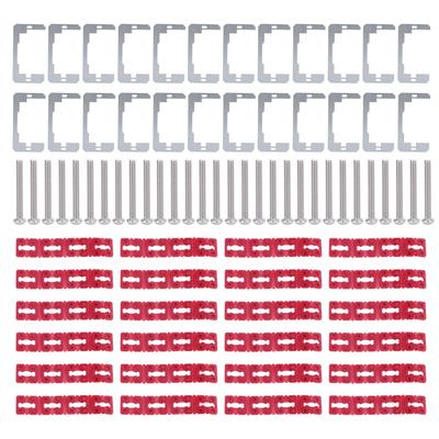 24PCS Metal Wall Plate Spacers 96PCS Electric Receptacle Box Outlet Spacers Set with Stainless