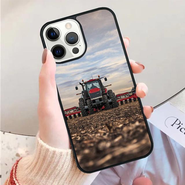 Farm Vehicle Tractor Phone Case Cover For iPhone 17 Air 15 16 14 Plus 11 12 13 Pro Max Apple max