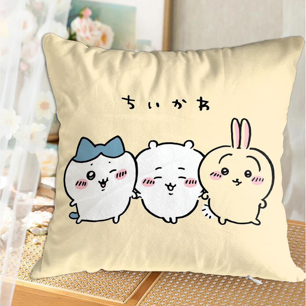 Kawaii C-Chiikawa Christmas Home Decoration Living Room Cushion Covers 45X45 Cushions Cover Personalized Gift Sleepingpillowcase