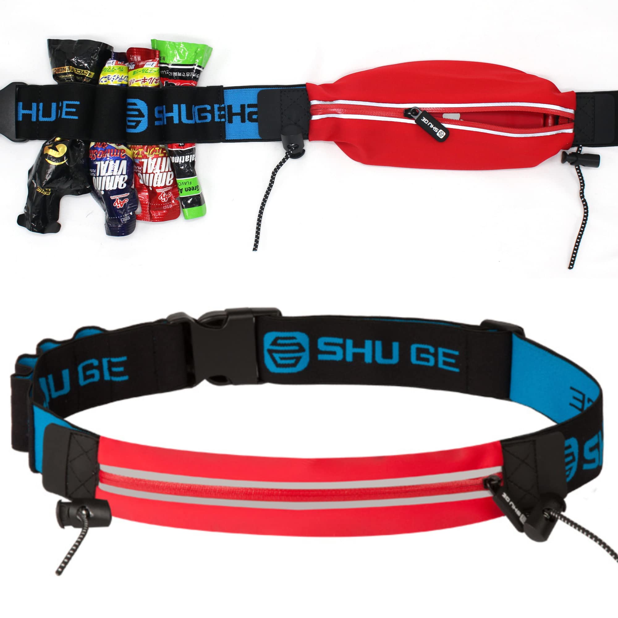 

TeamOneDay by the Running Mate PRO Marathon Bib Perfect Gift [Supervised World s 5th-Ranked Triathlete] Pouch, Belt, Stretchy, Durable, (Red)
