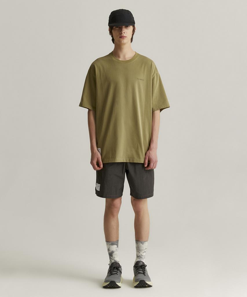 Nyuballanseu Nbnef31743 / Uni Ndurance Lettering Short Sleeve T-Shirt (Khaki)