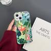 Jungle Art Illustration Snake Cats Sloth Tempered Glass For Iphone 14 13 12 11 Pro Mini XS MAX 14Plus X XS XR Fundas