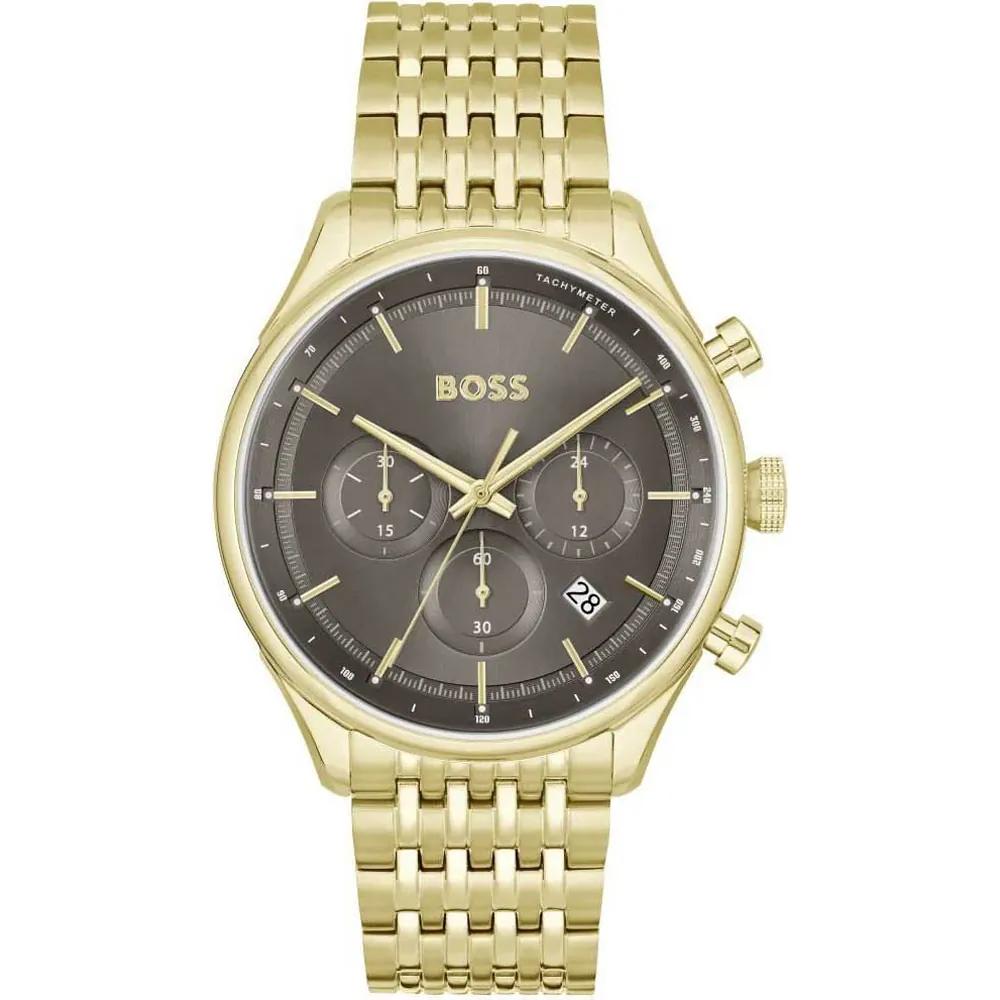 BOSS Gregor Grey Gold Stainless Steel Men s Quartz Watch 1514051 серый