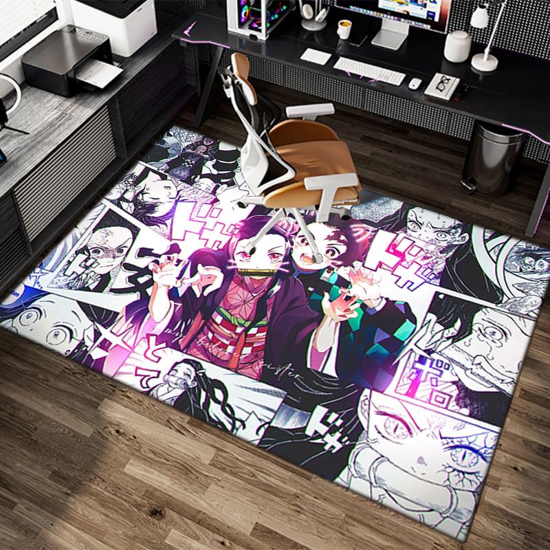 Japanese manga artist Koyoharu Gotouge's Demon Slayer carpet is suitable for living room and bedroom doormats office balcony decorative rugs H2