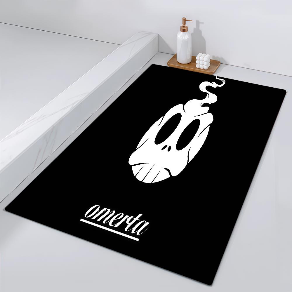 

Door Mat Bedside Entrance O-Omerta Bath Floor Decoration Corridor Door Mat Carpet Living Fashion Room Balcony 40cm x 60cm